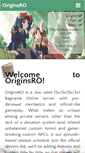 Mobile Screenshot of originsro.org